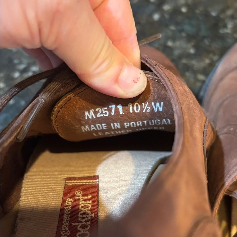 Rockport Brown Leather Shoes Mens 10.5